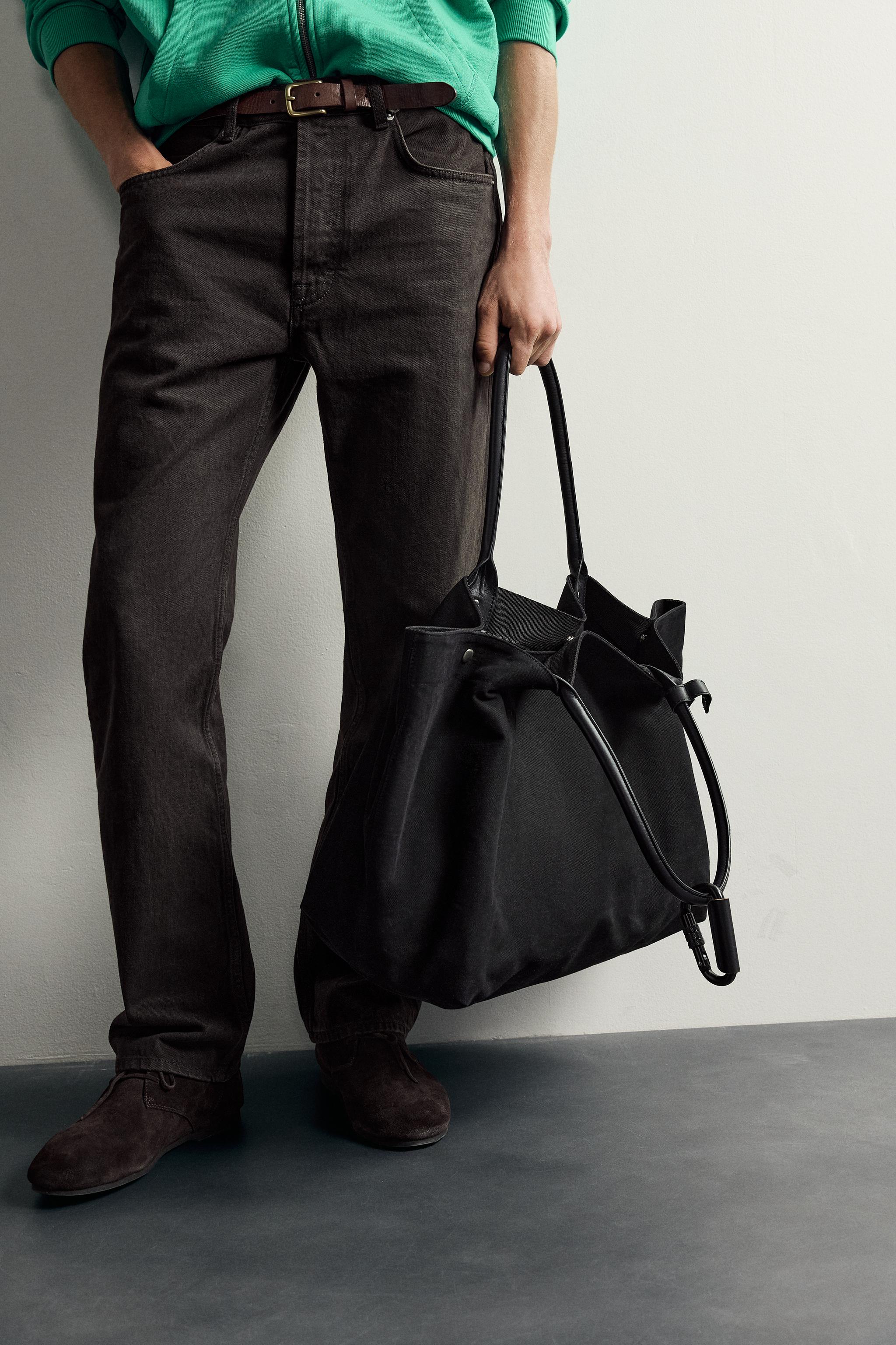 AARON LEVINE X ZARA LEATHER CARABINER